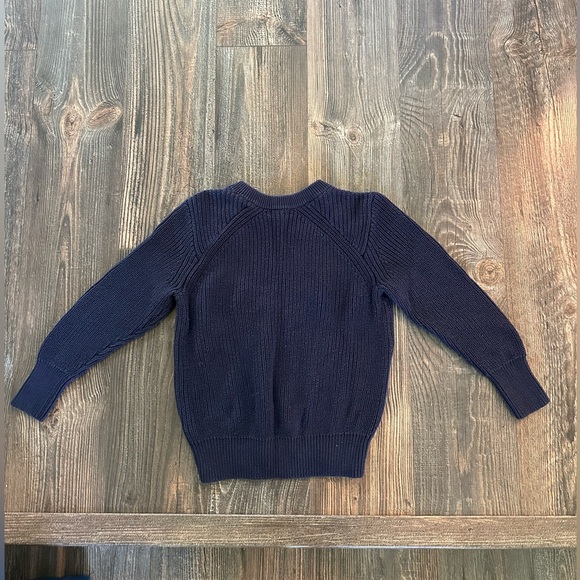 J Crew Navy Sweater with Nautical button detail - Picture 3 of 6
